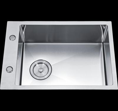 China With Faucet China Factory OEM Stainless Steel Water Basin Single Bowl Kitchen Sinks for sale