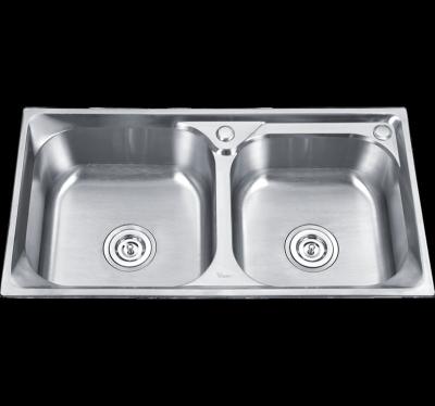 China With faucet SS modern outdoor wash basin sink stainless steel kichen the sink laundry restaurant enamel kitchen sink for sale