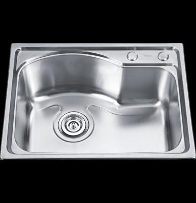 China With Faucet Wholesale Good Quality 304 Stainless Steel Single Bowl Nano Black Kitchen Sink for sale