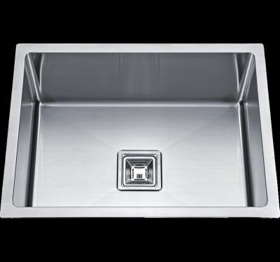 China With Faucet High Grade Undermount Stainless Steel Single Bowl 304 Kitchen Sink Wholesale for sale