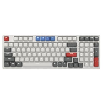 China Anti-Ghosting Mechanical Keyboard,Compact Wired PC Keyboard With Number Protection Gaming Mechanical Keyboard 98 Keys for sale