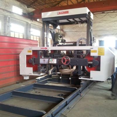 China MJ3710 Horizontal Sawmill Electric Wood Cutting Machine Horizontal Band Saw for sale