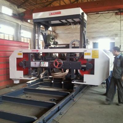 China Horizontal Automatic Portable Sawmill Horizontal Band Saw Machine for sale