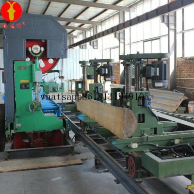 China VERTICAL MJ3210AZ Vertical Band Saw With Carriage Woodworking Band Sawmill for sale