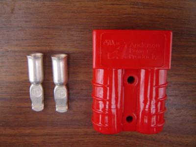 China Genuine Anderson RED SB50A 600V Power Connector With #8 AWG Contacts for sale