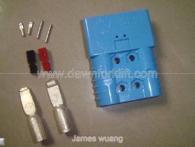 China Original Blue 6371G1 Anderson SBX175A 600V Power Connector With #1/0 AWG Contacts for sale