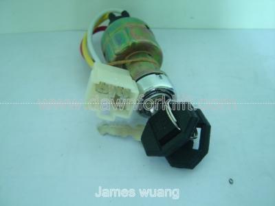 China Forklift Key Switch 3 Wire 3 Position Metal Ignition Switch/Key Switch,On/Off Lock Switch for sale