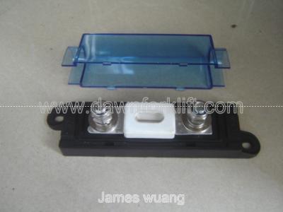 China Thermostability Covered Fuse Holder / Transparent Fuse Base To 81*22 mm CNL/ANL Fuse  for sale