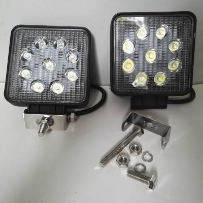 China Aluminium LED Head Working Light DC 12-80V 12V 24V 36V 48V 60V 72V 80V With 9 LED IP65 For Forklift Shop Truck SUV ORV for sale