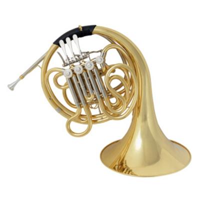 China high quality cheap professional musical instrument french horn varnish nickel plating/double for sale