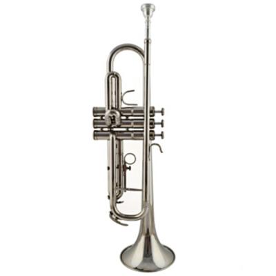 China New type top selling popular product gold trumpet high quality nickel plated brass instrument for sale