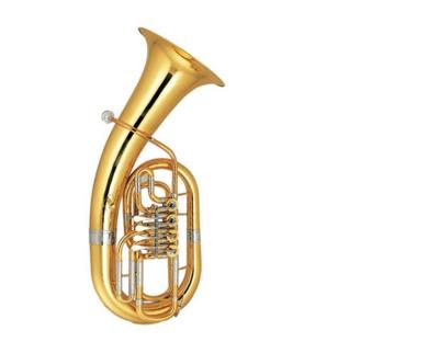 China Promotional Durable Varnish Nickel Plating / Various Musical Instrument Euphonium With Case for sale