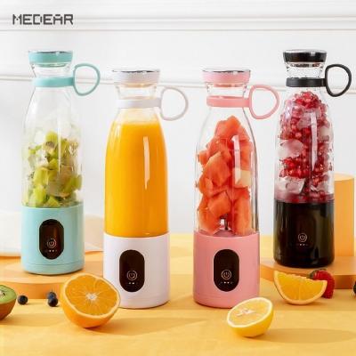 China Portable Rechargeable Orange Fruit Blender Machine Blade Stainless Steel Blender Juicer Blender for sale