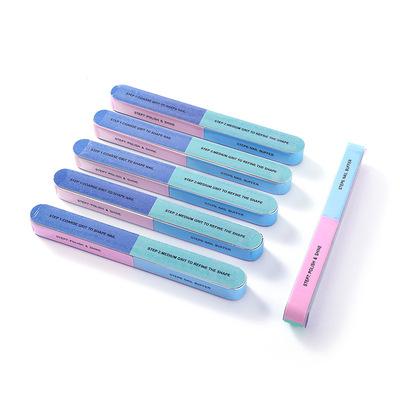 China Fahion Wash 100 Grit Nail File Logo Bracelet Custom Nail File Kit Eco Custom Gel Hotel Nail Shaper File for sale