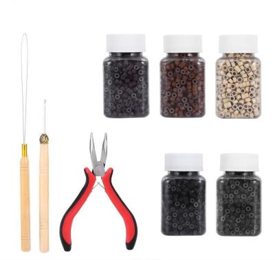 China Yaeshii Glitter Hair Extension Private Label Hair Extension Microlink Hair Extension Tools Set Beads Hair Extension Tool for sale