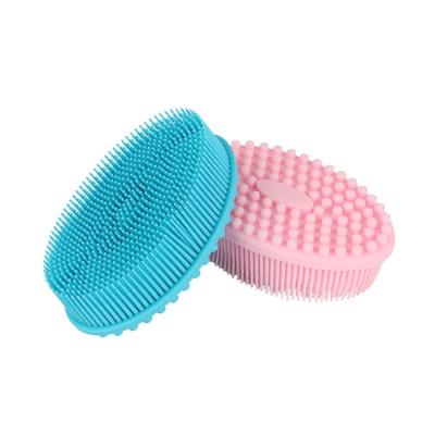 China Salon Yaeshii Fast Shipping On Body Routine Care Baby Bath Massage Soft Eco-friendly Silicone Bath Brush for sale