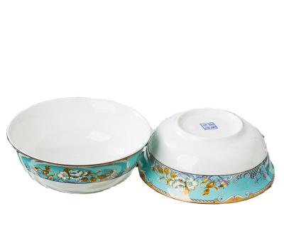 China Kitchenware Jingdezhen Ceramic Bone China Rolls Dishes Tableware Sets Dishes Souvenir Porcelain Bowls Gifts for sale