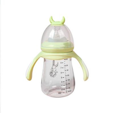 China BPA Free Glass Bottle For Newborn Baby With Anti Clog , Wide Caliber Breast Gas Silicone Anti Birth Milk Kit for sale