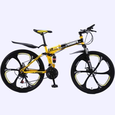 China china 26 folding bike men's bicycle mountain bicycle shop bicycle women's bicycle wheel light folding bicycles for sale