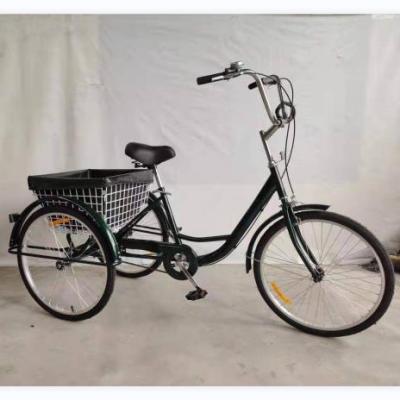 China Steel Tricycle 24 Inch Tricycles Single Speed ​​Carton Steel Frames With Cheapest Price Tricycle for sale