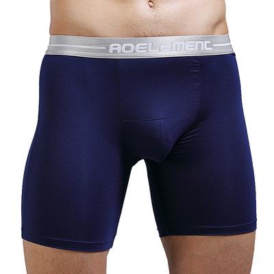 China XL~7XL Antibacterial Plus Size Mens Solid Underwear Boxer Shorts Soft Modal Boxershorts Mens Custom Boxers for sale