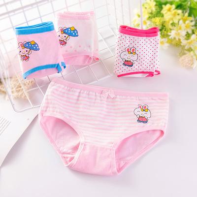 China Thermal 2~12 Years Old High Quality Children Cute Girl Organic Cotton Underwear Kids Briefs Briefs for sale