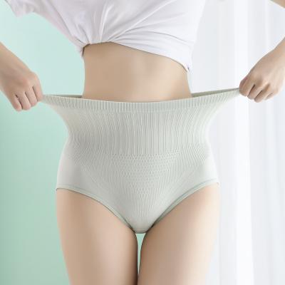 China Mesh Design Nylon Comfortable Plus Size Antibacterial Underwear For Women Abdomen High Waist Ladies Stretchy Plus Size Panties In Stock for sale