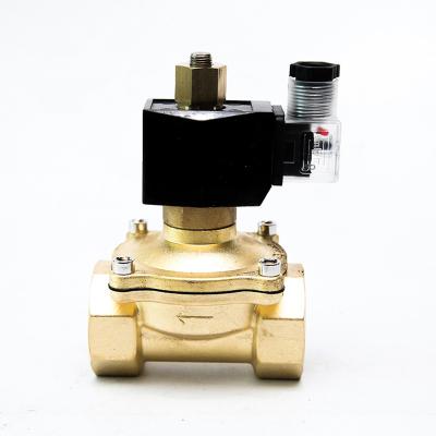 China General Two Wire Normally Open Type Solenoid Valve Water Supply Drainage 220v 1-1/4