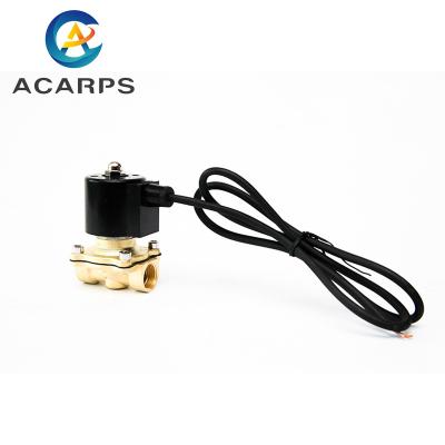 China General 1/2 Inch Fountain Solenoid Valve For Underwater Normally Closed Brass Fountain Electric Waterproof IP68 Solenoid Valve for sale