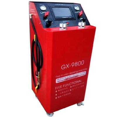 China GX-9800 5 in 1 No Disassembly Engine Fuel Installation Carbon Removal Cleaning Machine 490*400*900mm for sale