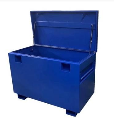 China Professional Silver Metal Tools Box Job Box Tool Box MOQ One Set Acceptable OEM ODM for sale