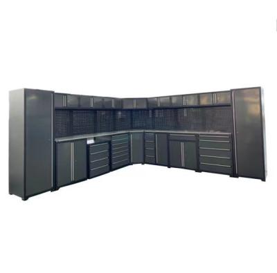 China Workbench Garage Warehouse Tool Cabinets with Heavy Duty Wheels and Tool Trolley for sale