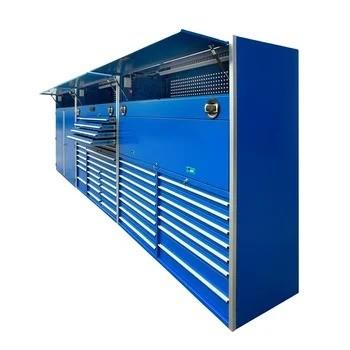 China Storage Hardware Tools Heavy Duty Steel Tool Box with Drawer Tool Trolley and Wheels for sale