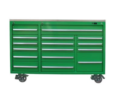 China OBM Customized Support Metal Heavy Duty Tool Box Set con cerradura de llave y gabinete de rodillos en venta