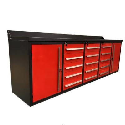 China Customized Heavy Duty Workshop Folding Workbench with 5 Inch PU Casters and KEY Lock for sale