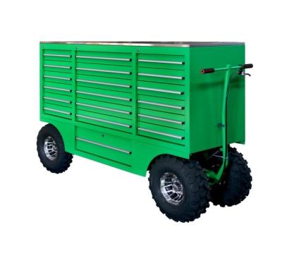 China Stainless Steel Handles Production ESD Rolling Tool Box Cart with Wheels Tool Chest for sale