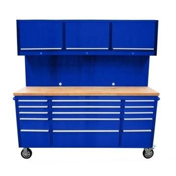 China 72Inch 15drawer Waterproof Tool Boxes with EVA Foam Heavy Duty Tool Cabinet Metal Tool Chest for sale