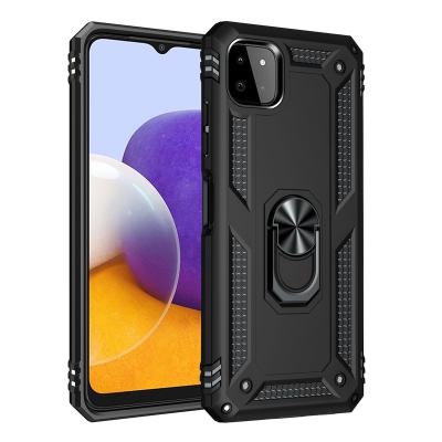 China Shockproof 2 in 1 Rotating Ring Magnetic Car Anti Drop Kickstand Phone Case For Samsung s22 case for sale