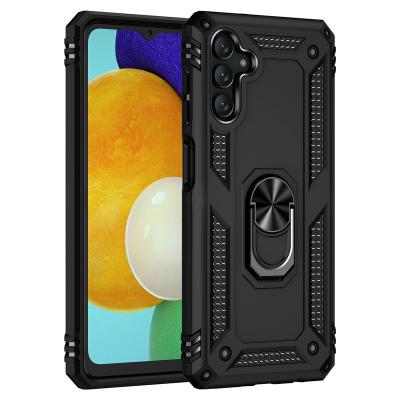 China Shockproof 2 in 1 Rotating Magnetic Ring Car Anti-drop Mobile Phone Case For Samsung A13 Case for sale