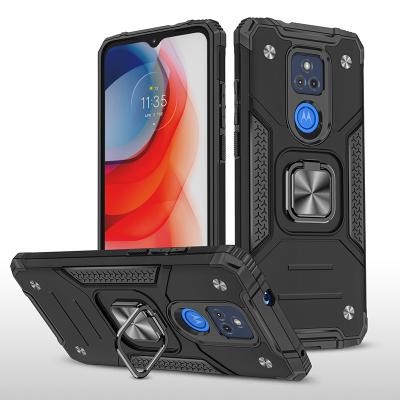 China Wholesale shockproof metal shockproof strong bracket adsorption armor tpu PC phone case for moto g game 2021 case for sale