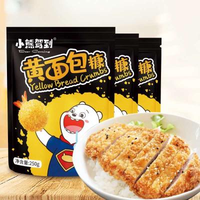 China Hot Selling Low Salt Low Salt Yellow Bread Crumbs 160g for sale