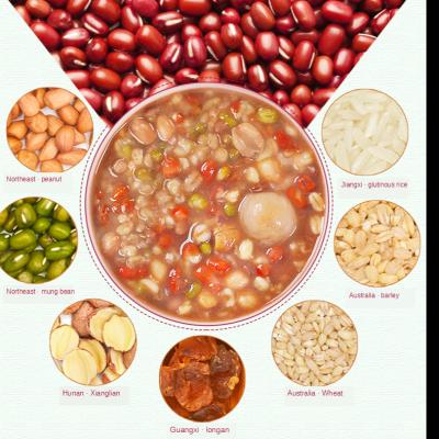 China Popular Low-CARB Bean Sauce Mixed Red Congee Instant Cereal for sale