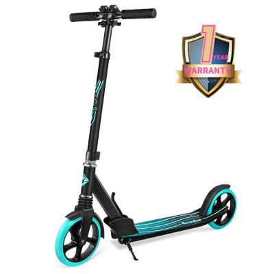 China Child Kick Adults Foldable Portable Scooters Install Shock Absorbers Solid Big Wheel Stable Scooter for sale