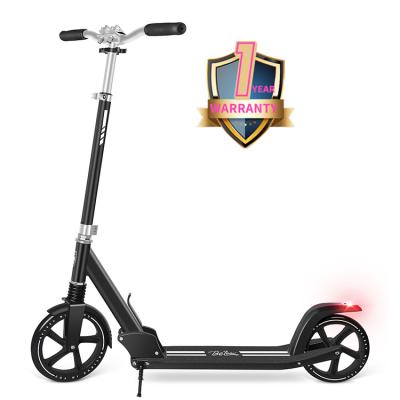 China Child 230mm Big Wheel Foldable Adults Kick Scooter 2 Wheel Folding Kick Scooter for sale