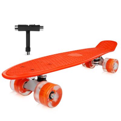 China Hot Selling Amazon Youth Tech Canadian Platform Kids Maple Plastic Cool Skateboard For Sale for sale