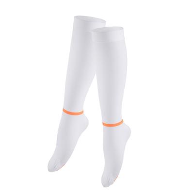 China Medical Anti Thrombotic Low 8-15mmHg High Antibacterial High Knee Long Leg Hose With German Process for sale