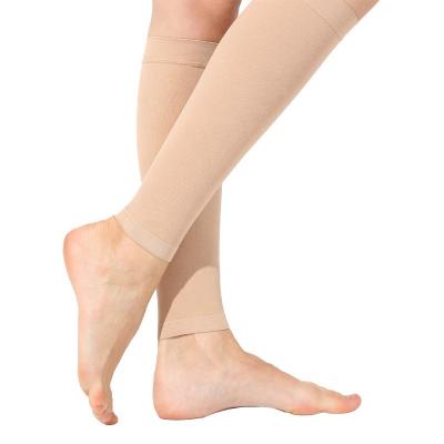 China QUICK DRY Calf Supports Calf Compression Sleeve Leg Compression Socks for Muscle Pain and Varicose Veins Relieve 15-20 mmHg for sale