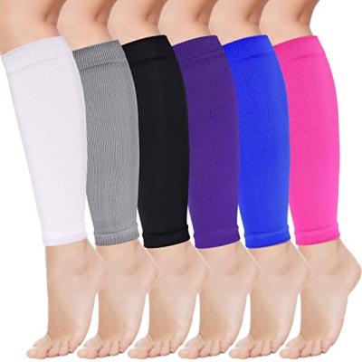 China Adult Women Men Athletes Calf Support Butts 20-30mmHg Calf Compression Sleeve Leg Support Legless Sleeve For Leg Support Pain Relief for sale