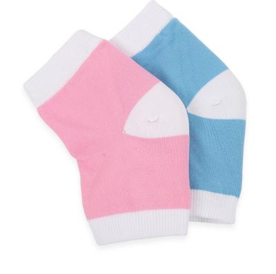 China Best Anti Dry Skin Care Tools QUICK DRY Reusable Smooth Heel Socks Black Open Gel Moisturizing Spa Socks for sale