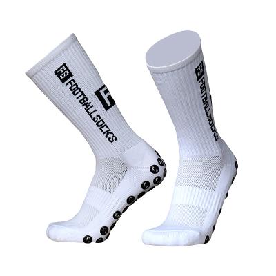 China New Style Men's Breathable Sports Mens Womens Round Silicone Suction Cup Slip Anti Knocks FS Football Grip Custom Socks for sale